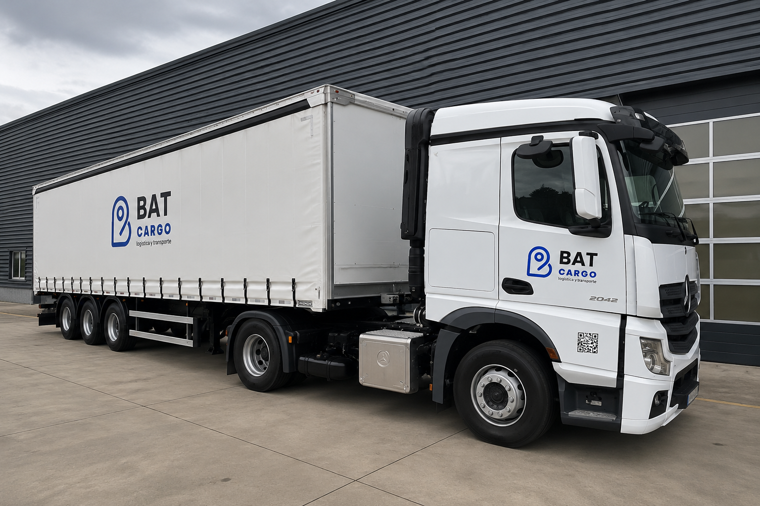 Camión de la flota propia BAT CARGO